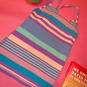 STRIPED RACER BACK IVIVVIA TANK TOP